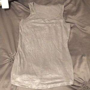Metallic tank top